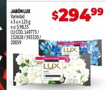 Makro Jabón lux oferta