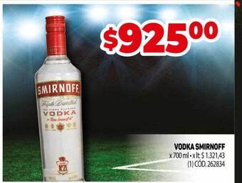 Makro Vodka smirnoff oferta