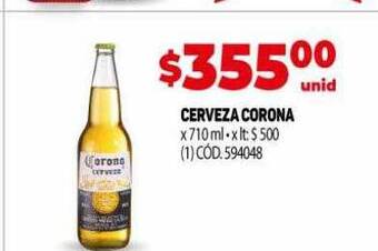 Makro Cerveza corona oferta
