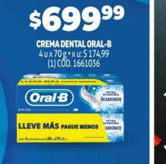 Makro Crema dental oral-b oferta