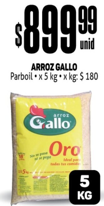 Makro Arroz Gallo oferta