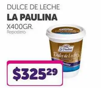 La Gallega Supermercados Dulce de leche la paulina x400gr oferta