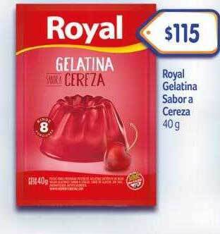 La Gallega Supermercados Royal gelatina sabor a cereza oferta