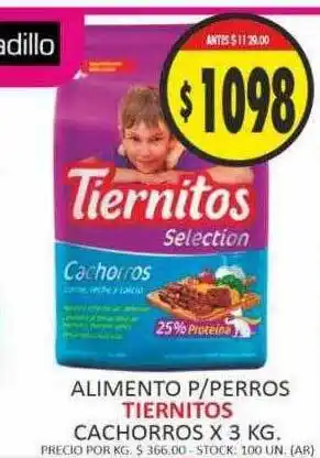 Supermercados Becerra Alimento p perros tiernitos cachorros oferta