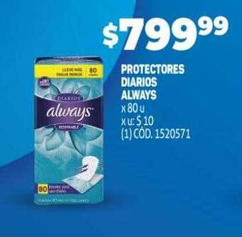 Makro Protectores diarios always oferta