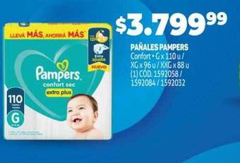 Makro Pañales pampers oferta