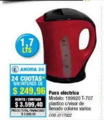 Rio Shop Deco Pava eléctrica oferta