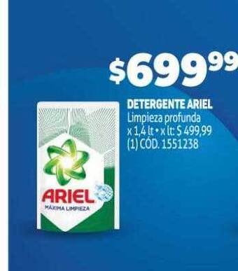 Makro Detergente ariel oferta