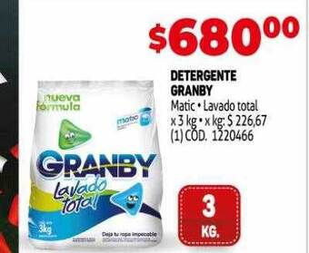 Makro Detergente granby oferta