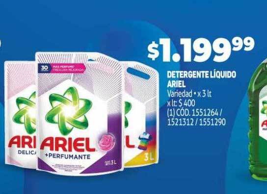 Precio ariel liquido 3 litros online carrefour