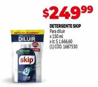 Makro Detergente skip oferta