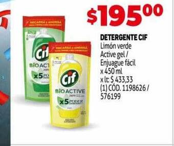 Makro Detergente cif oferta