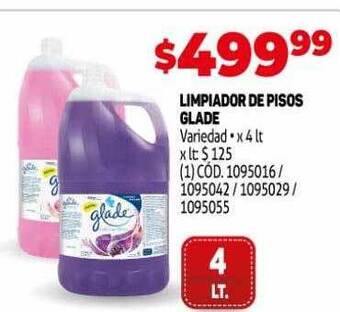 Makro Limpiador de pisos glade oferta