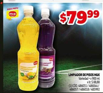Makro Limpiador de pisos m&k oferta