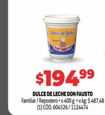 Makro Dulce de leche don fausto oferta