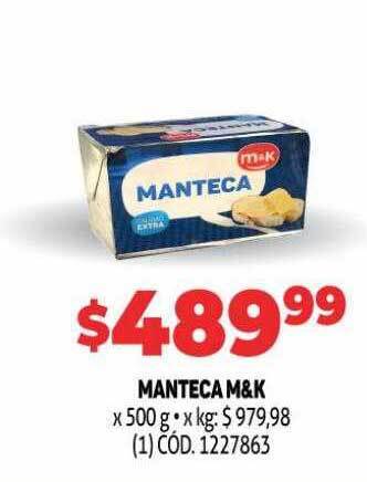 Makro Manteca m&k oferta