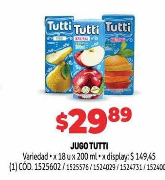 Makro Jugo tutti oferta