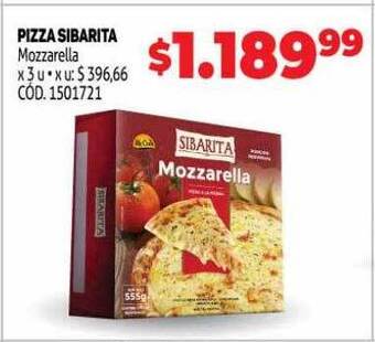 Makro Pizza sibarita mozzarella oferta