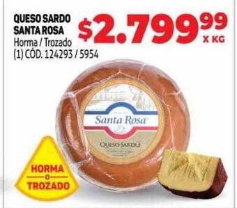 Makro Queso sardo santa rosa oferta