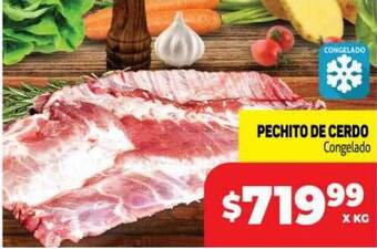 Makro Pechito de cerdo oferta