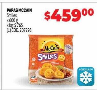 Makro Papas mccain smiles oferta