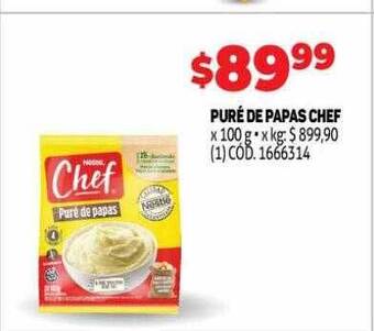 Makro Puré de papas chef oferta
