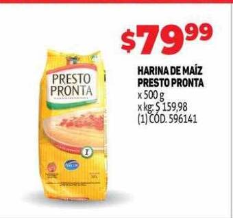 Makro Harina de maiz presto pronta oferta