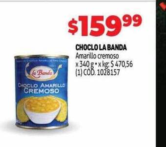 Makro Choclo la banda amarillo cremoso oferta