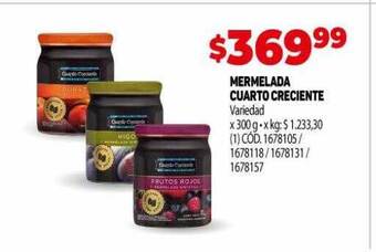 Makro Mermelada cuarto creciente oferta