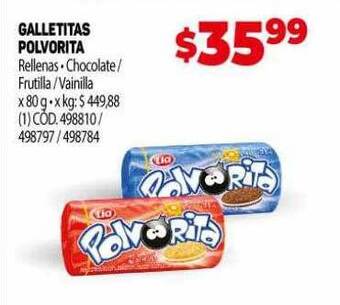 Makro Galletitas polvorita oferta