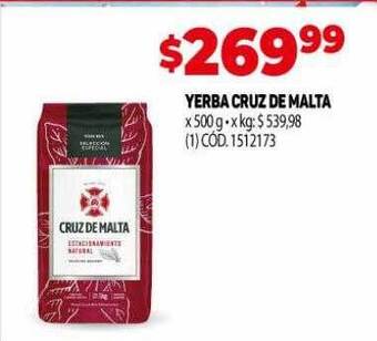 Makro Yerba cruz de malta oferta