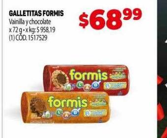 Makro Galletitas formis oferta