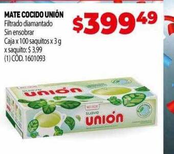 Makro Mate cocido unión oferta