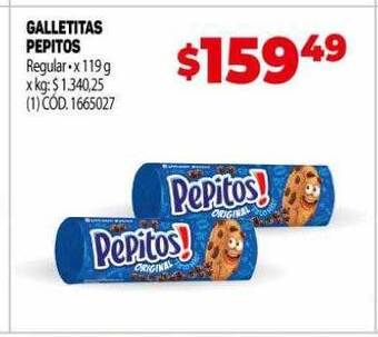 Makro Galletitas pepitos oferta