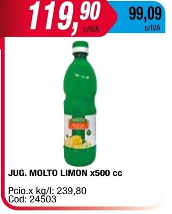 Maxiconsumo Jug.Molto Limon x500cc oferta
