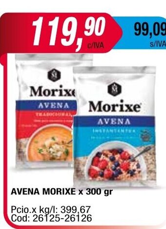 Maxiconsumo Avena Morixe x 300gr oferta