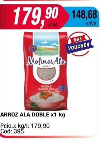 Maxiconsumo Arroz Ala Doble x1 kg oferta