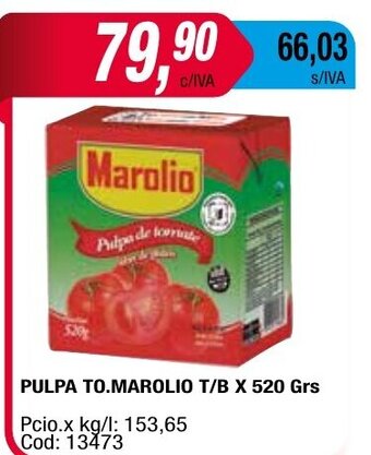 Maxiconsumo Pulpa To. Molto T/B x 520grs oferta