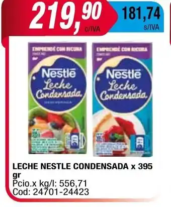 Maxiconsumo Leche Nestle Condensada x 395gr oferta
