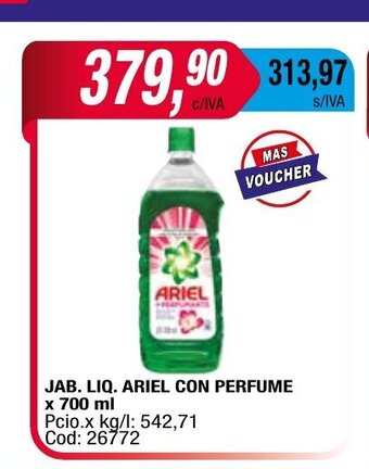 Maxiconsumo Jab. Liq. Ariel Con Perfume x 700ml oferta
