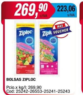 Maxiconsumo Bolsas Ziploc oferta