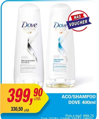 Maxiconsumo Aco/Shampoo Dove 400ml oferta