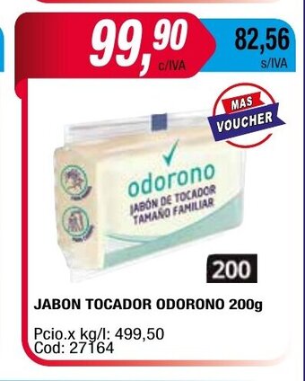 Maxiconsumo Jabon Tocador Odorono 200g oferta