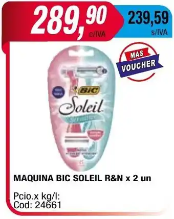 Maxiconsumo Maquina Bic Soleil R&N x 2un oferta