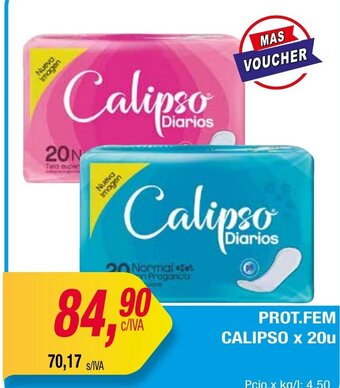 Maxiconsumo Prot. Fem Calipso x 20u oferta