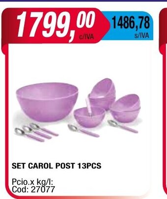 Maxiconsumo Set Carol Post 13pcs oferta