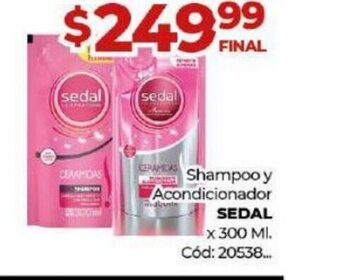 Diarco Shampoo y Acondicionador Sedal oferta