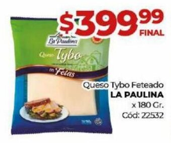 Diarco Queso Tybo Feteado La Paulina oferta
