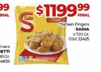 Diarco Chicken Fingers Sadia oferta