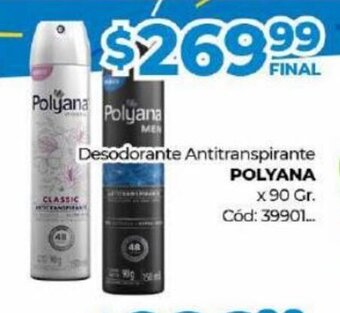 Diarco Desodorante Antitranspirante Polyana oferta